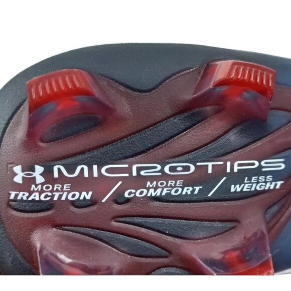 Women's Size 8 Under Armour Glyde MT TPU USA Softball Cleats 3028704-100 NWOB - Picture 6 of 8